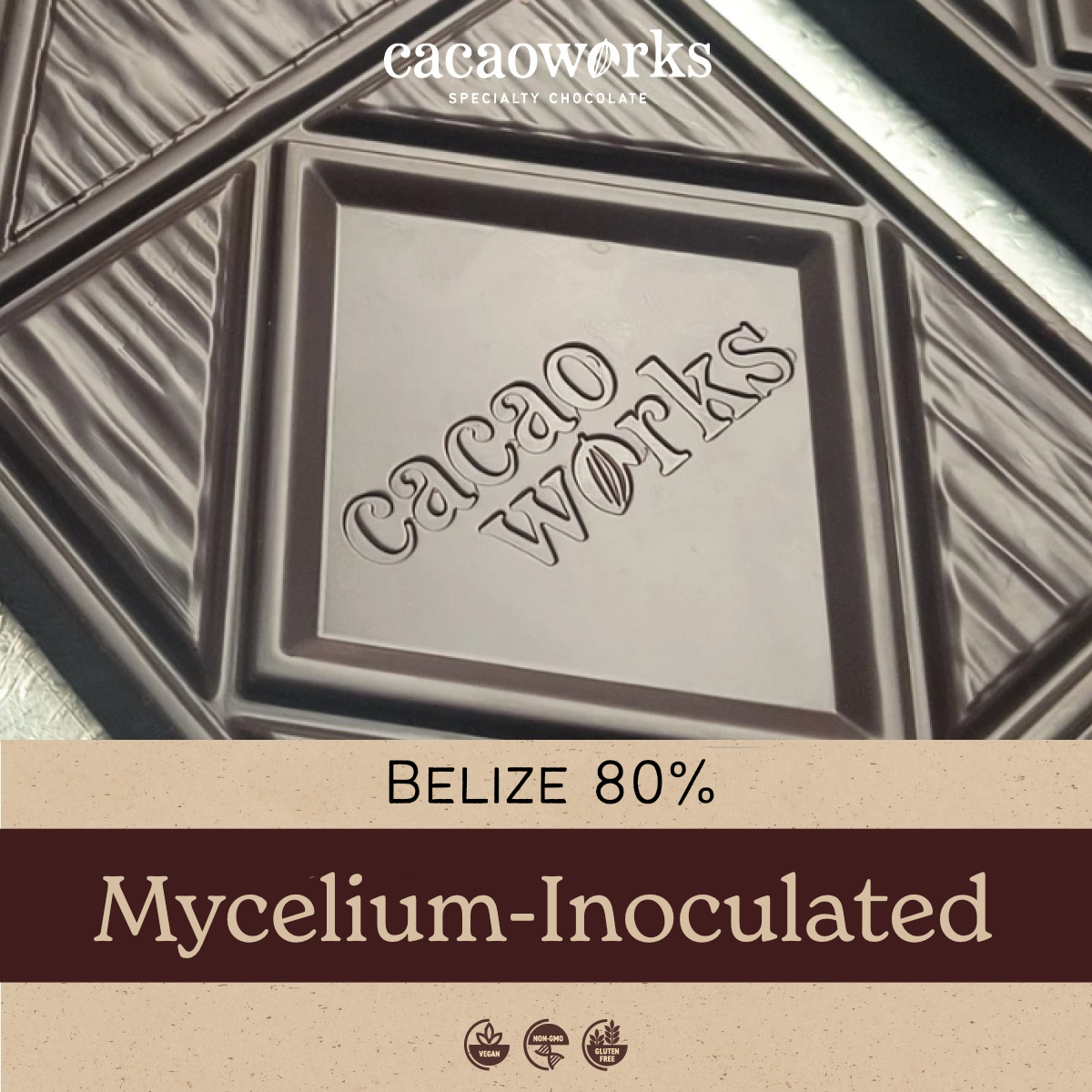 Single Origin - Belize 80% - Mycelium Innoculated